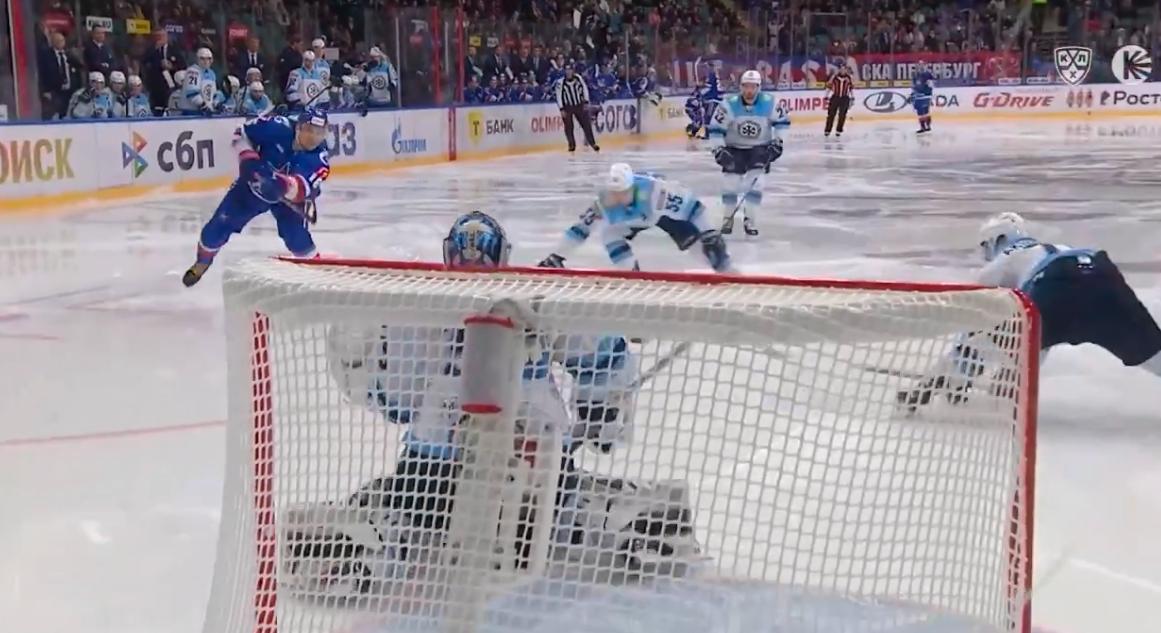 СКА обыграл «Сибирь» со счетом 3:2