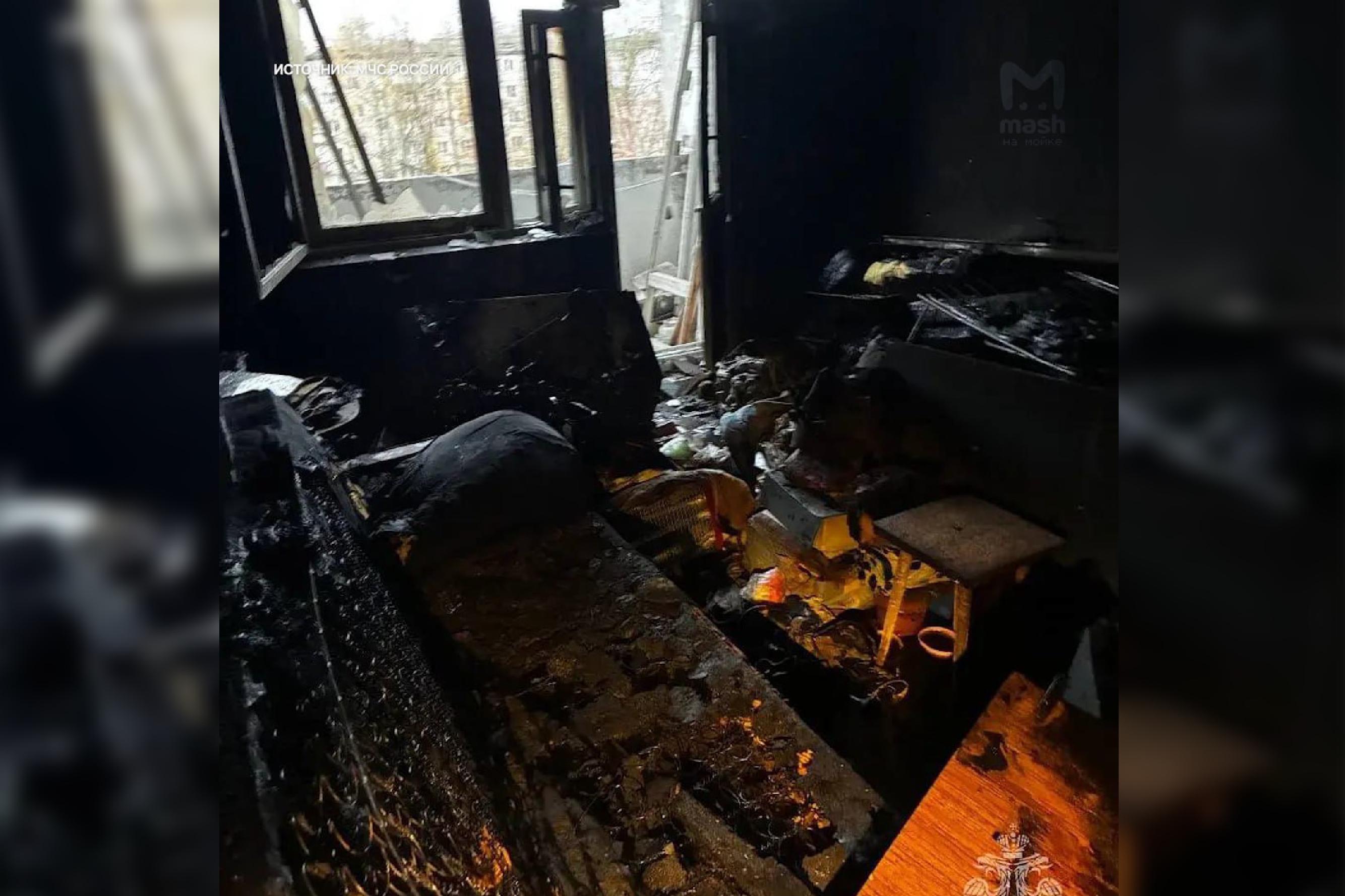 В Гатчине пожар вспыхнул из-за оставленного на зарядке телефона