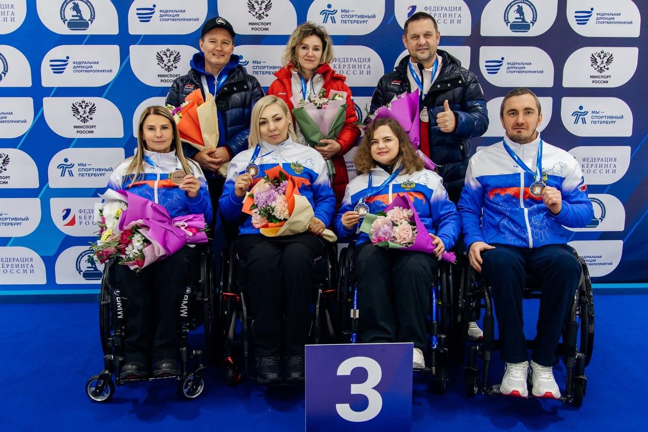 Петербурженка взяла бронзу на международном турнире по кёрлингу на колясках