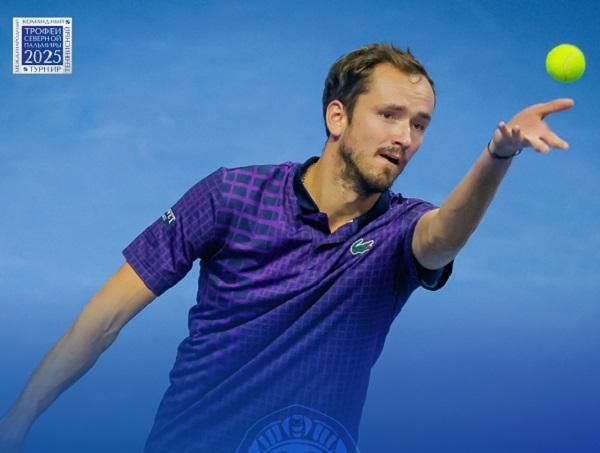 Даниил Медведев на теннисном турнире «Трофеи Северной Пальмиры» в Петербурге победил Александра Бублика