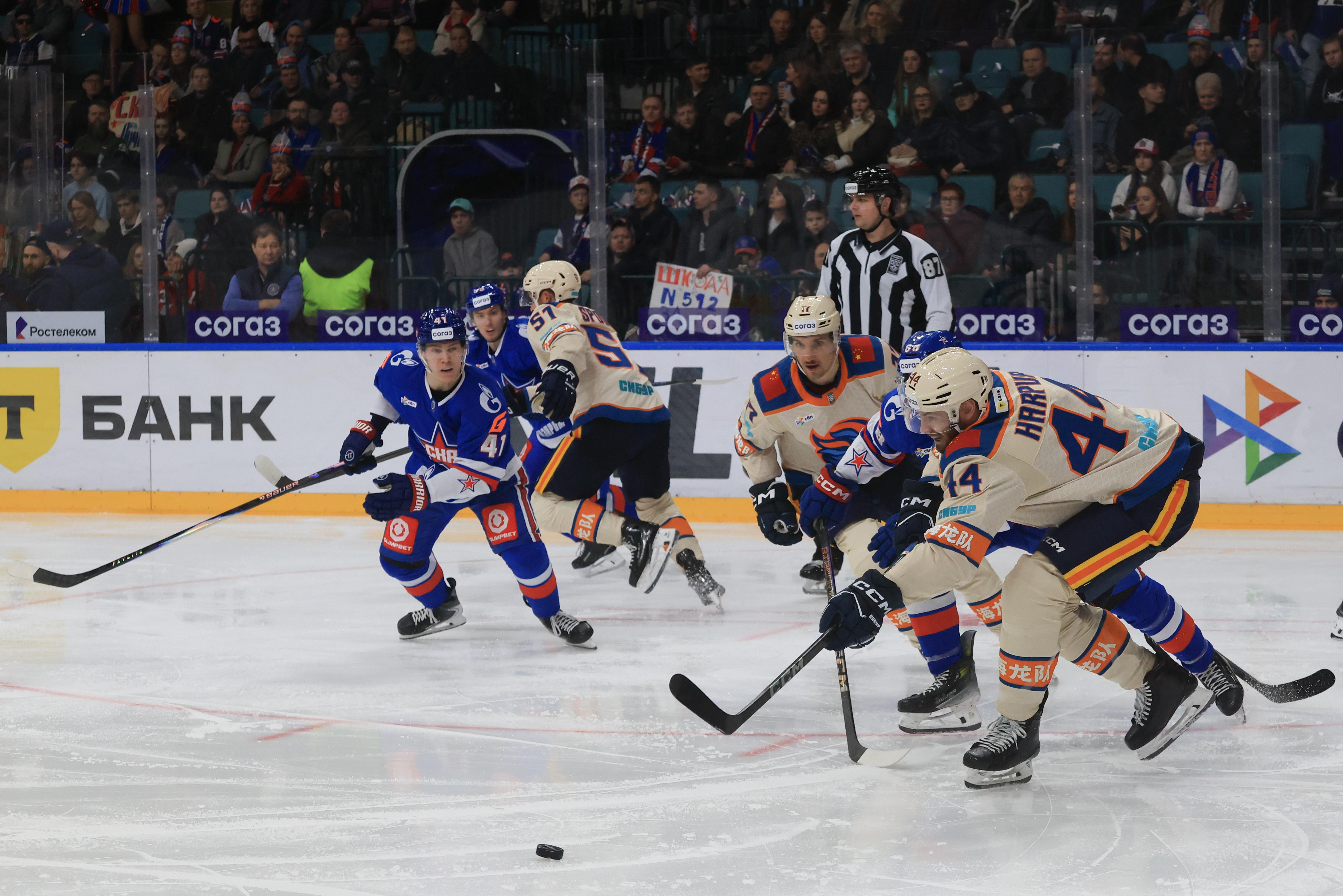 СКА обыграл «Шанхайских Драконов» в Петербурге