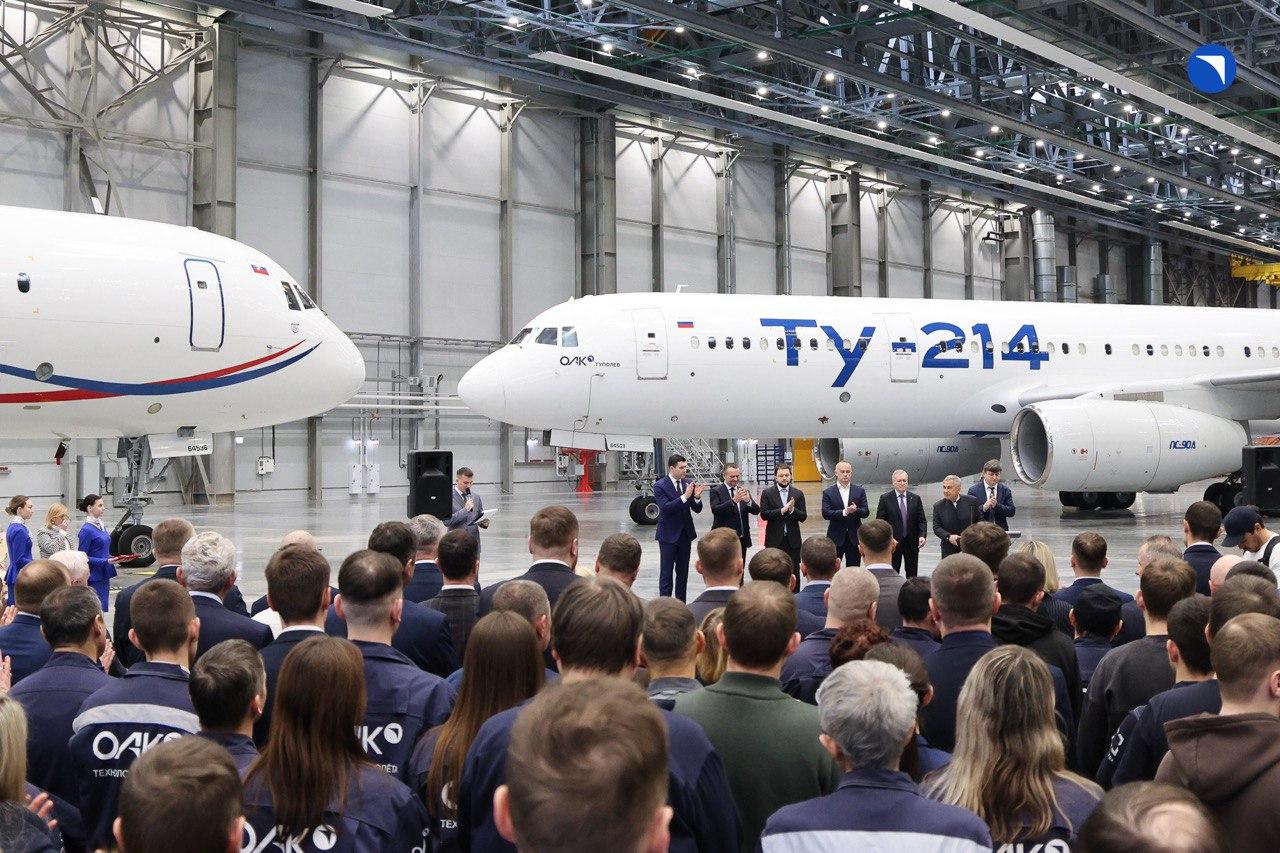Обновленный Ту-214 с российскими системами готов к серийному выпуску