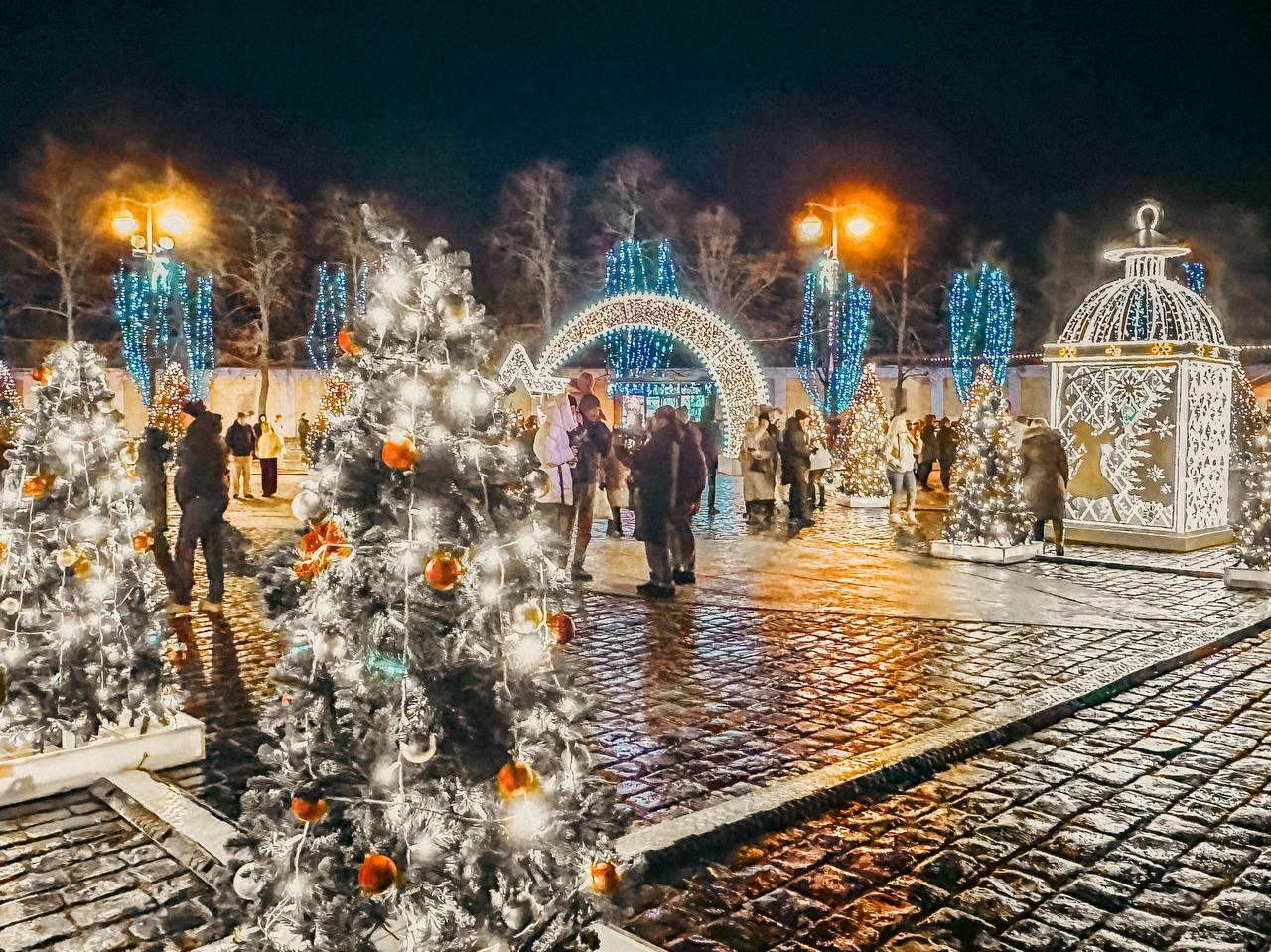 Кронштадт погрузился в атмосферу зимней сказки
