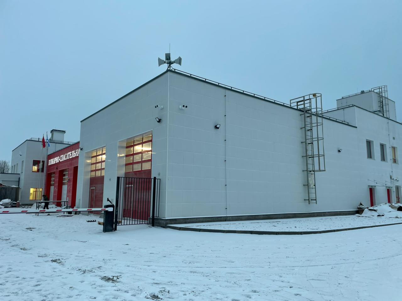 В Парголово завершилось строительство пожарного депо