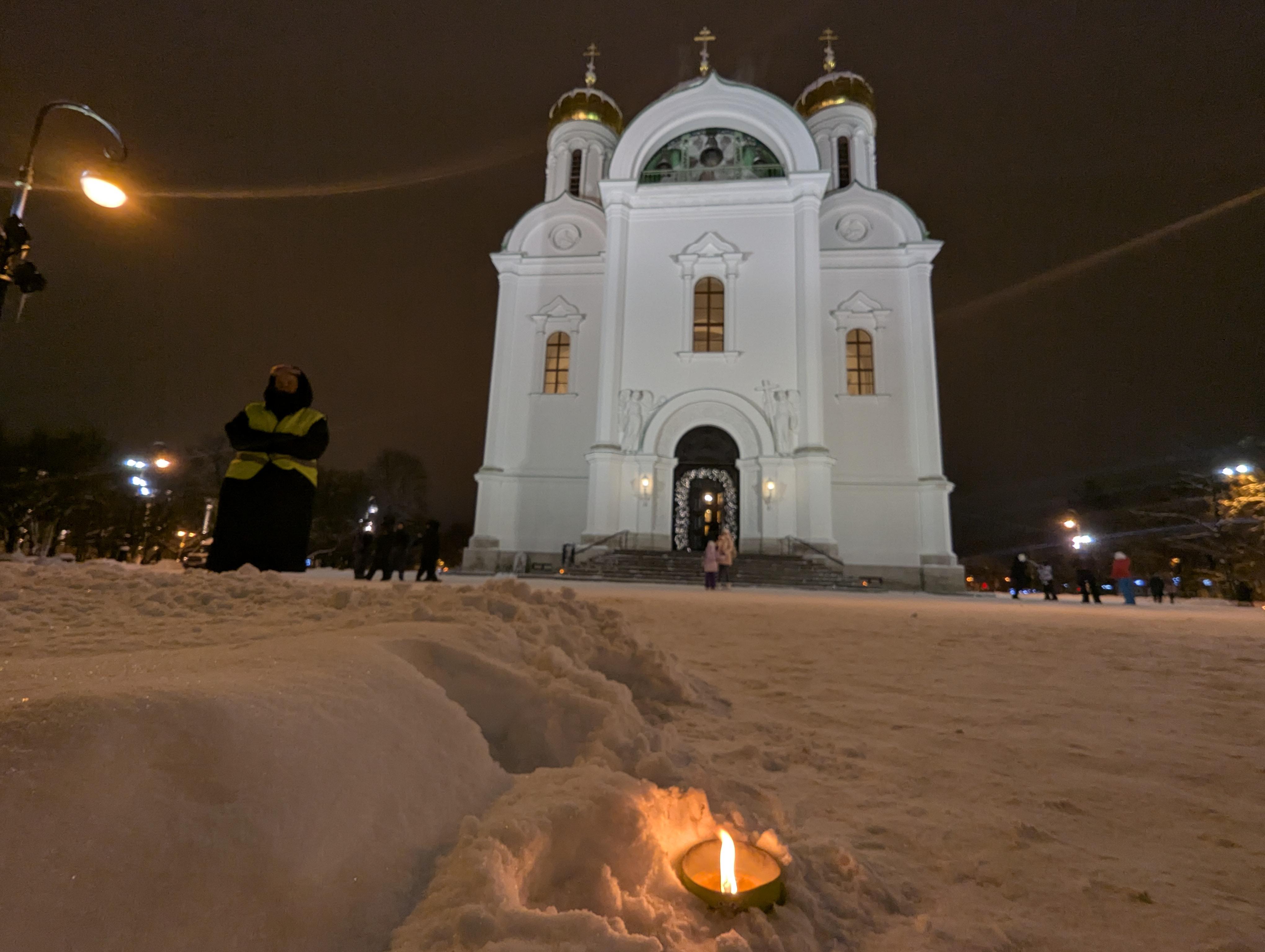 Фото: как прошла рождественская служба в Екатерининском соборе