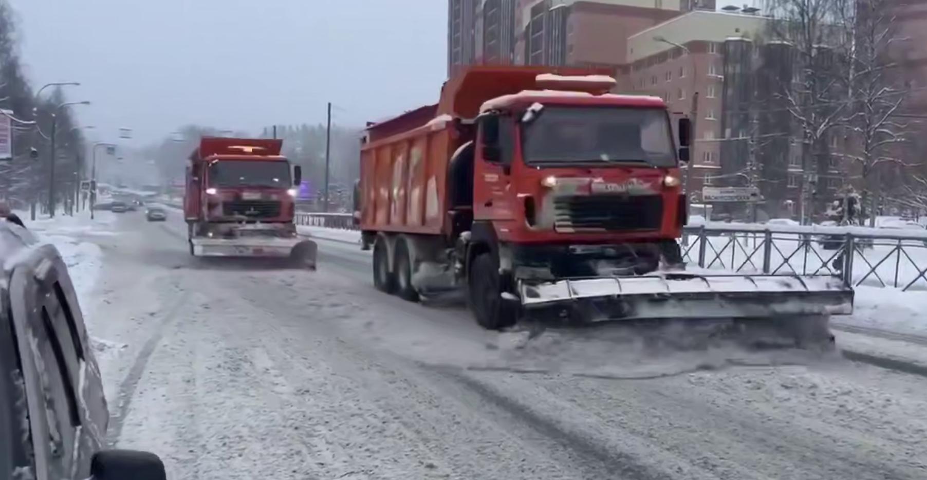 Снежный штаб Ленобласти за неделю принял почти 500 заявок