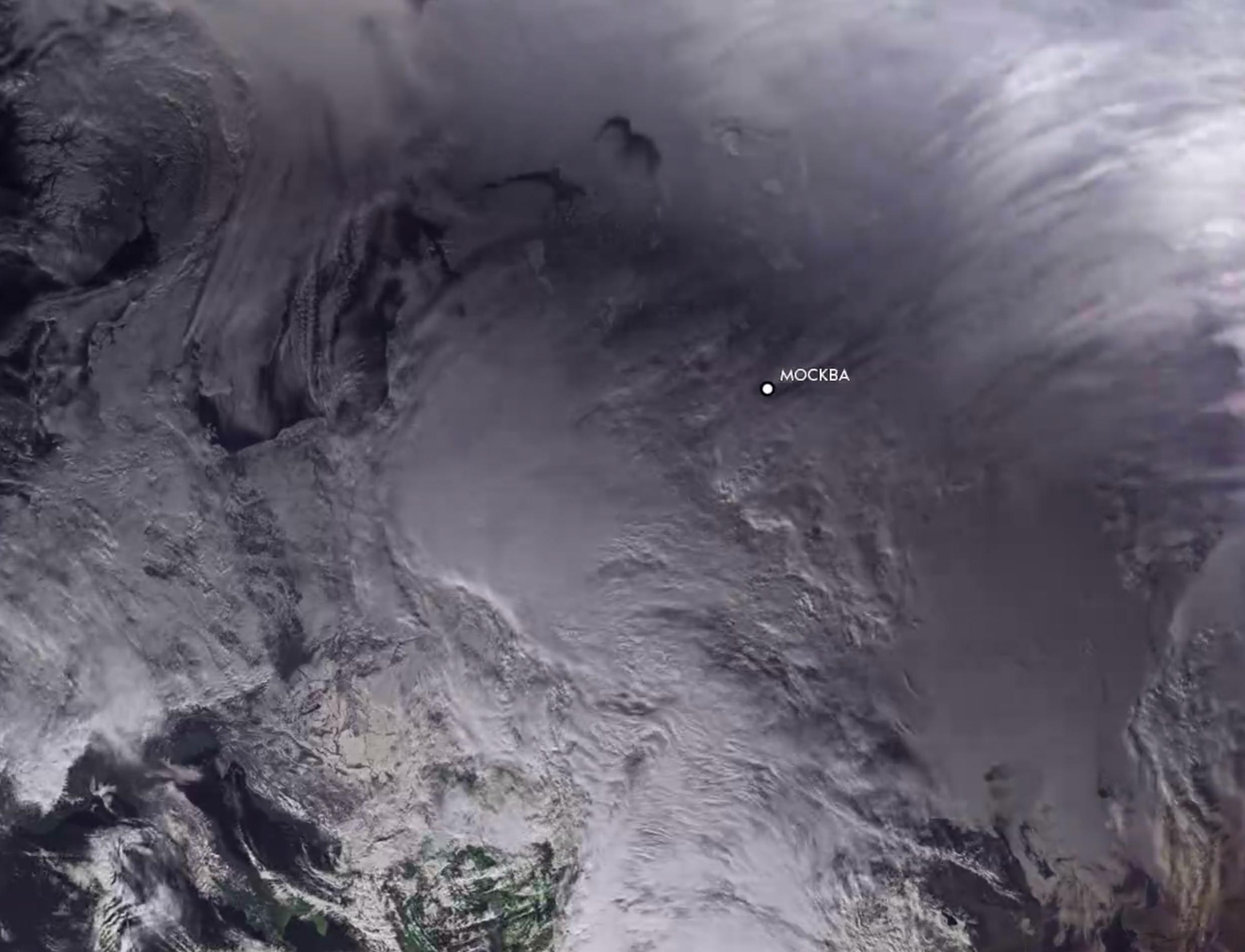 Видео: Роскосмос показал циклон «Фрэнсис»