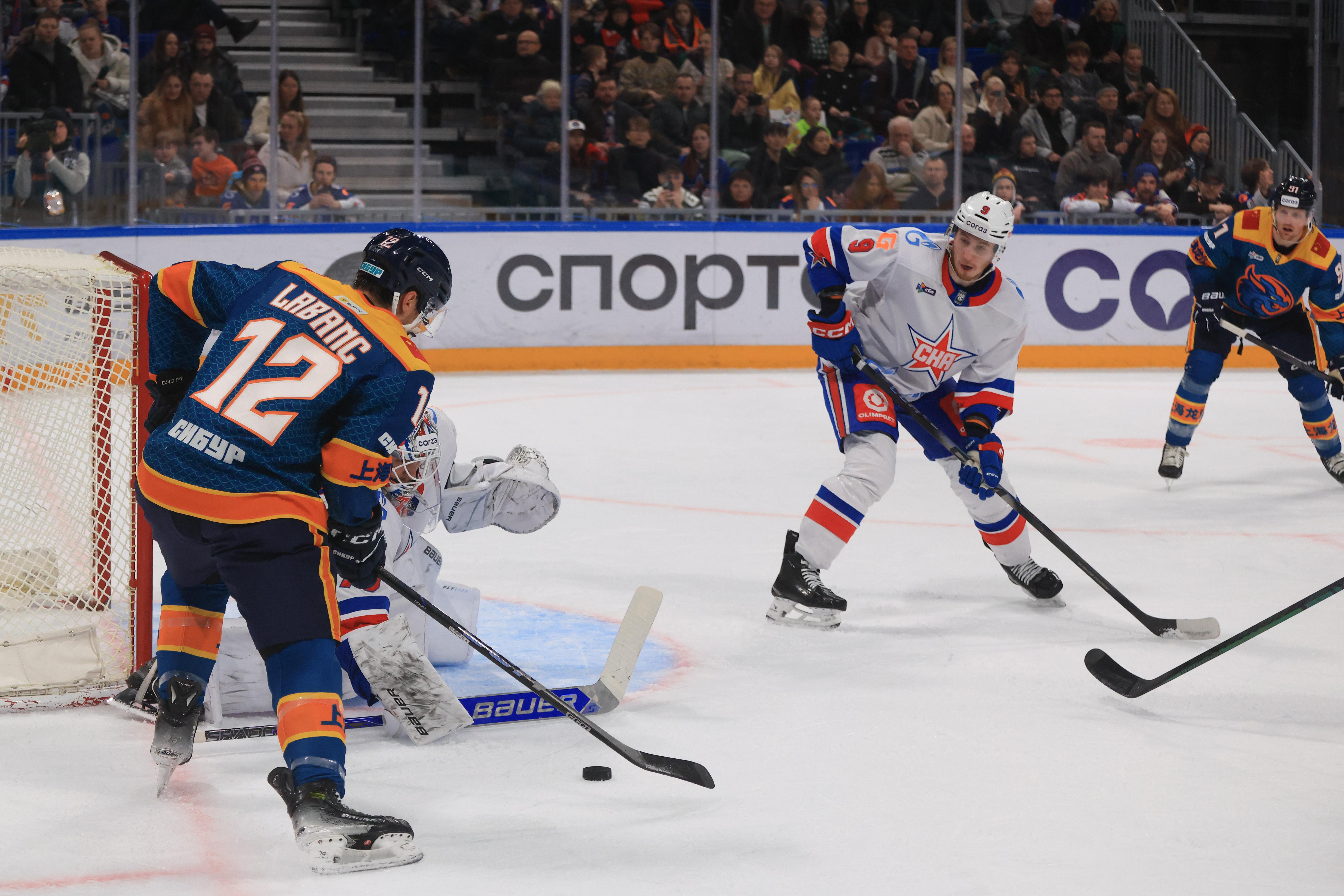 СКА обыграл «Шанхайских Драконов» со счетом 5:2