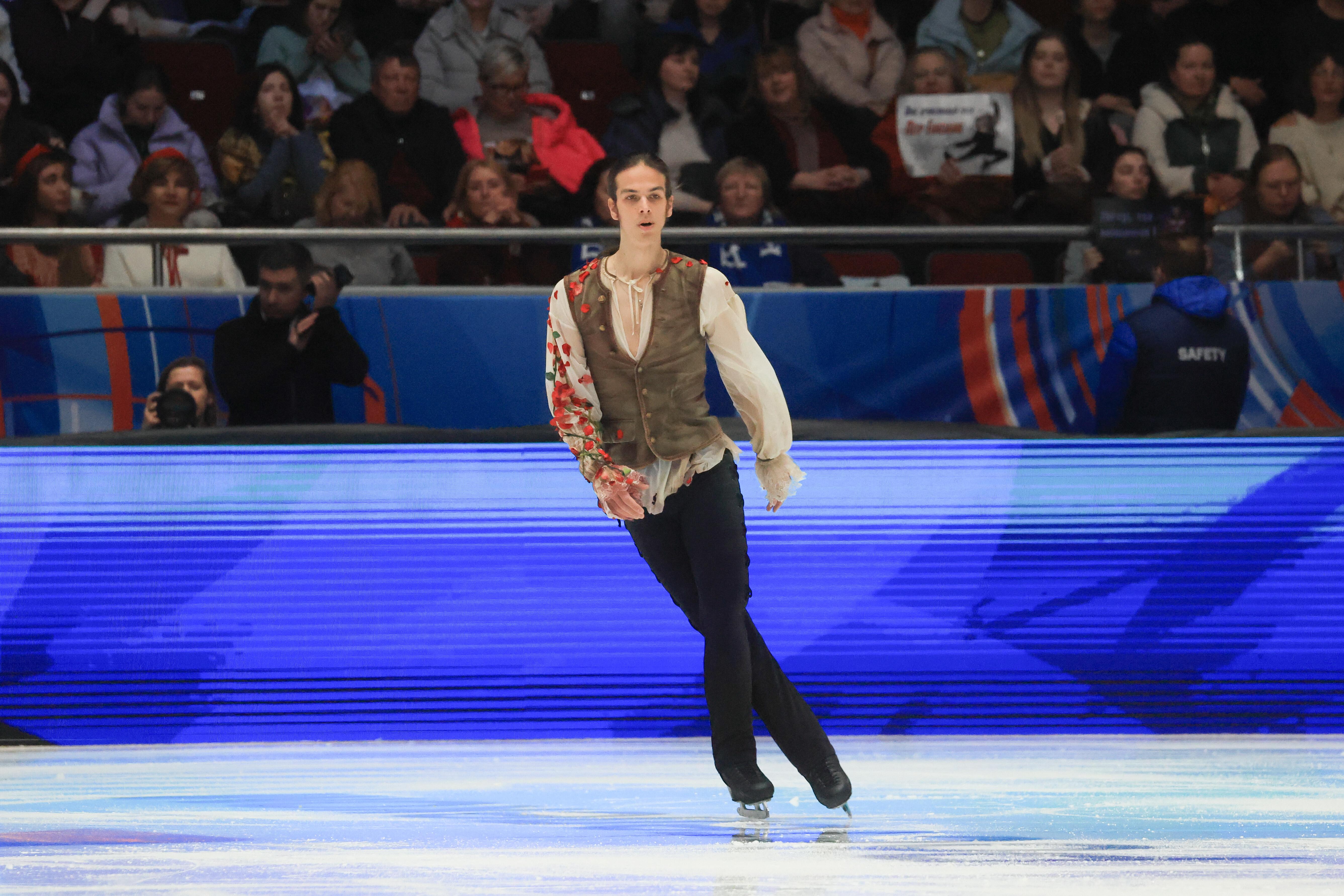 Петербургский фигурист Петр Гуменник установил рекорд России в короткой программе