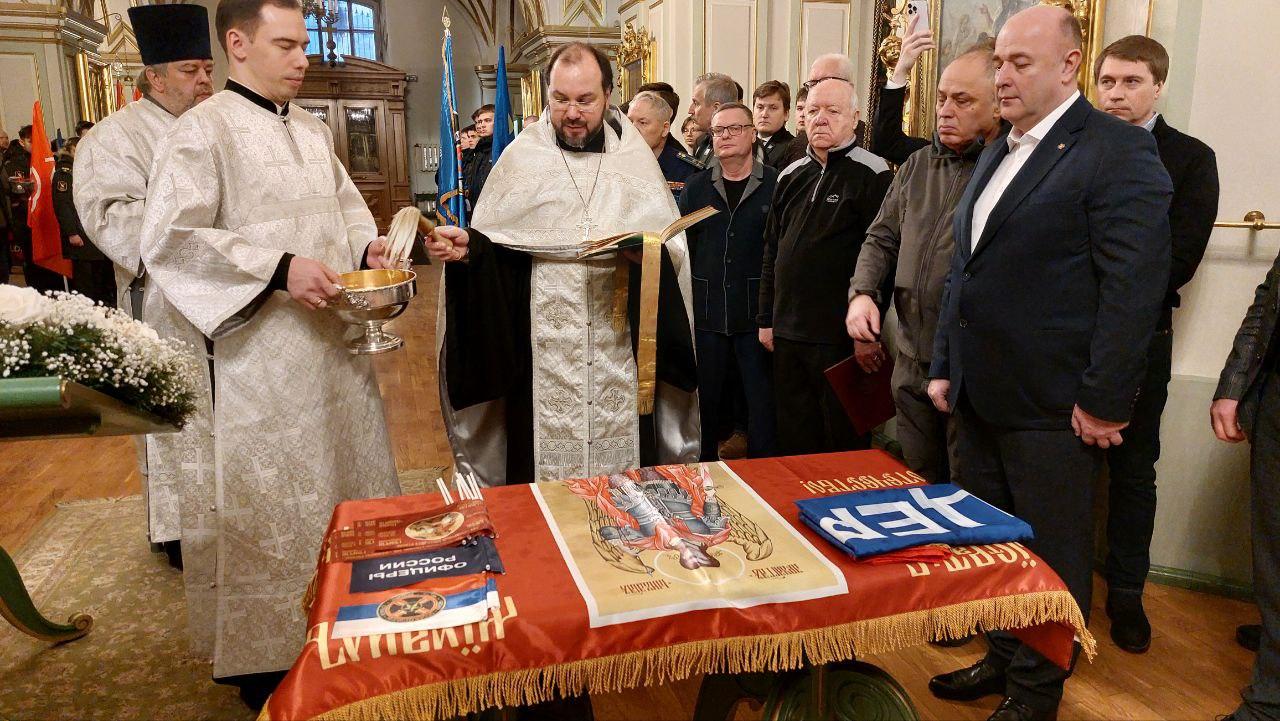 В Николо-Богоявленском морском соборе проводили гуманитарный конвой в зону СВО