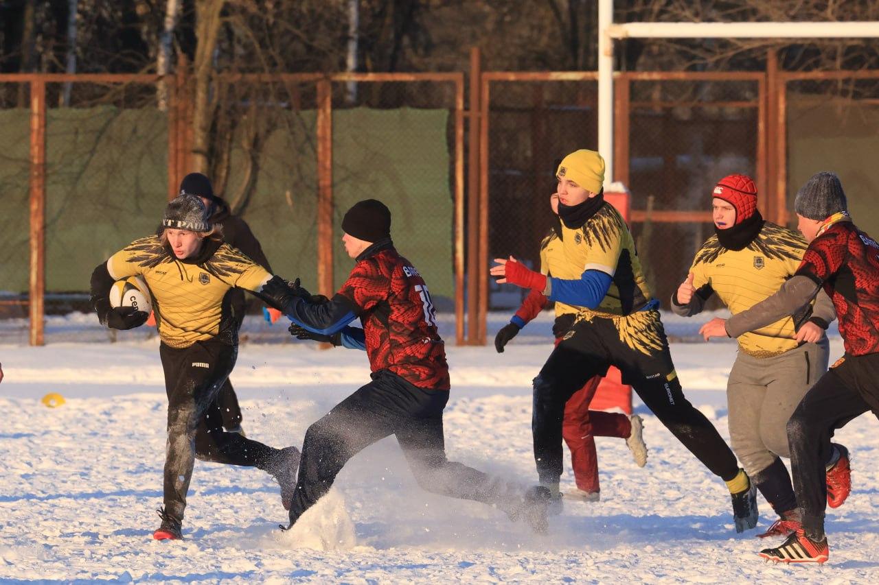 В Петербурге прошел зимний Кубок «Нарвской заставы» по регби