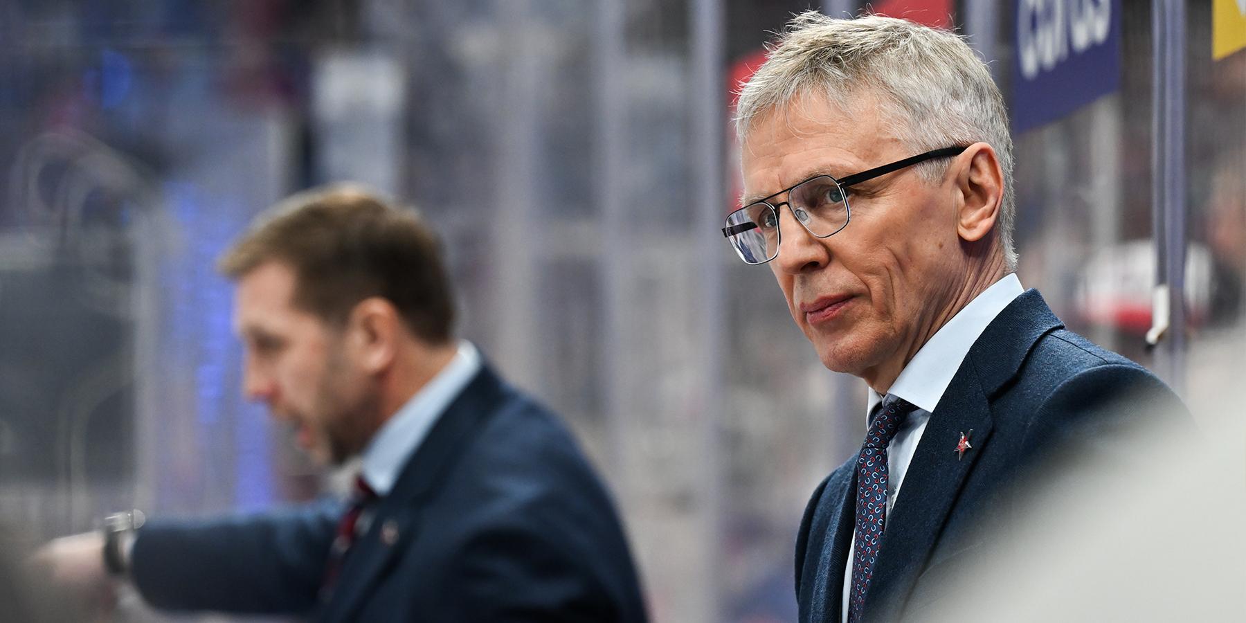 Игорь Ларионов о поражении СКА в матче с московскими армейцами: «Мы должны радоваться даже тому, что получили»