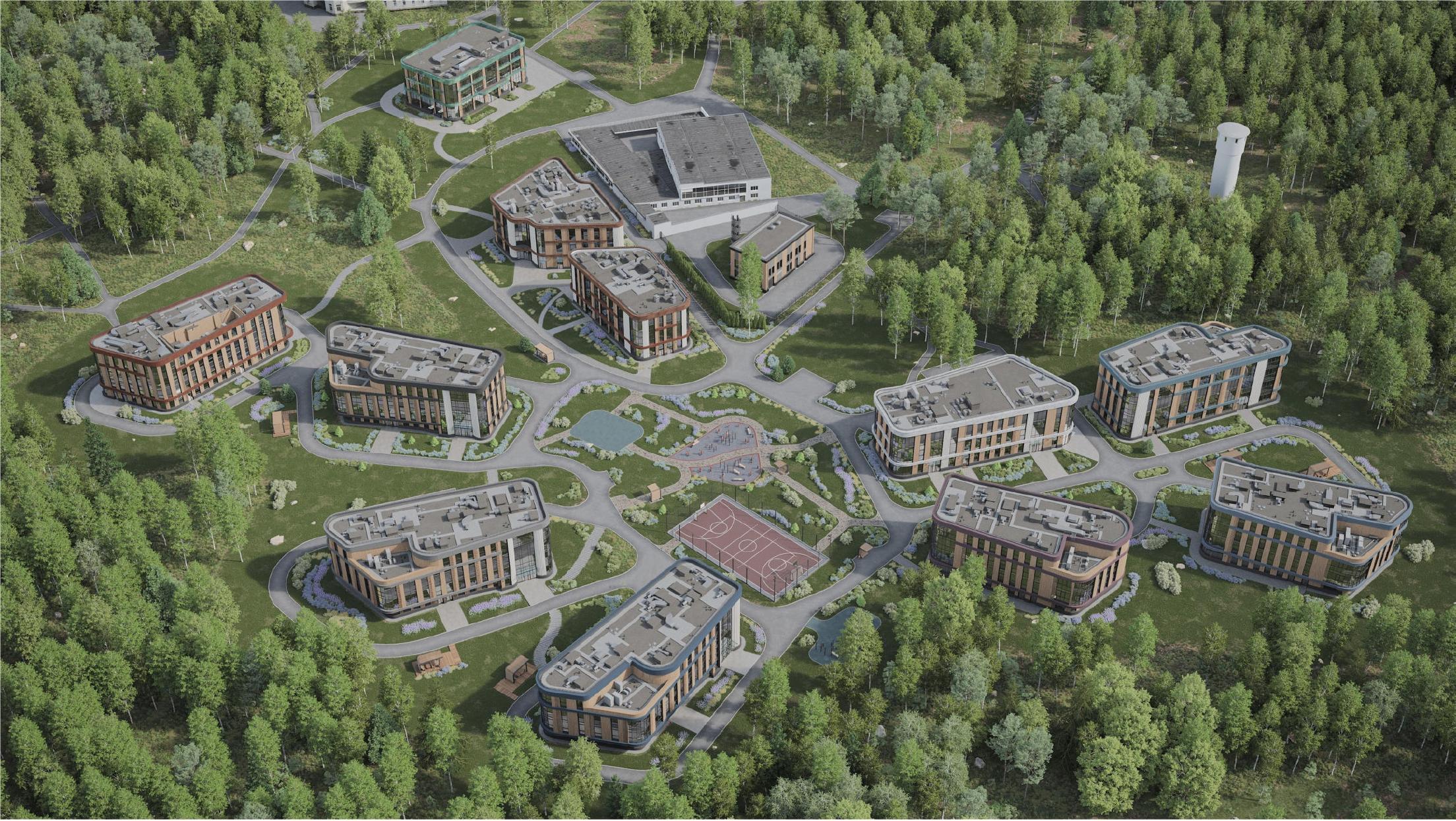 На территории пансионата «Заря» в Репино построят новые корпуса