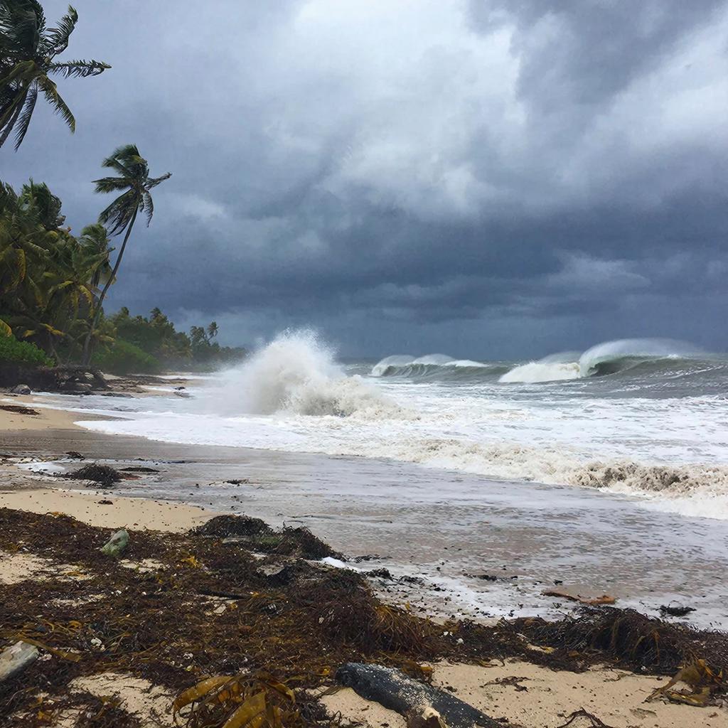 Мощный ураган сносит крыши на Мадагаскаре