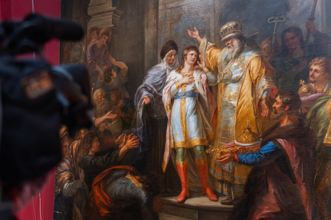 Фото: как идет работа по реставрации шедевра Григория Угрюмова