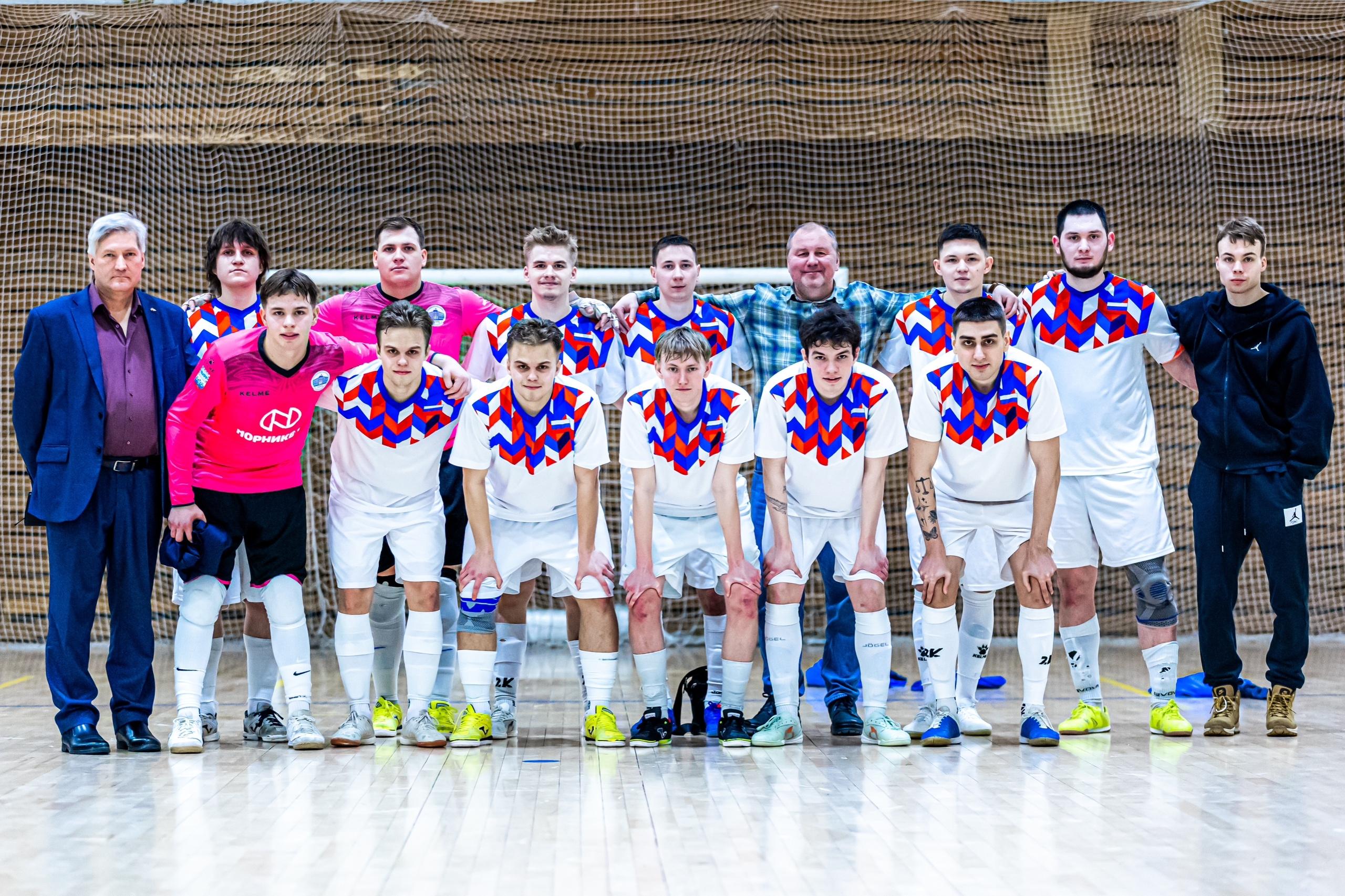 Сборная СПБГУПТД стала победителем группы Всероссийских соревнований по футзалу среди студентов «Золотая лига»