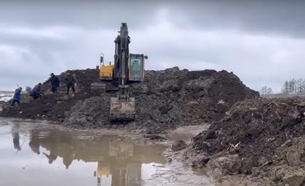В Ленобласти, в селе Русско‑Высоцком, ликвидирована свалка