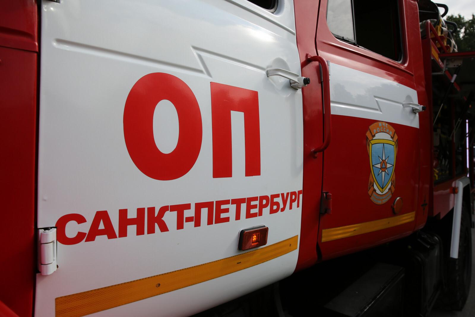 Два человека пострадали в результате пожара в Невском районе Петербурга