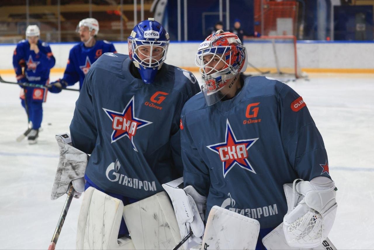 Фото: как прошла открытая тренировка СКА перед матчем плей-офф