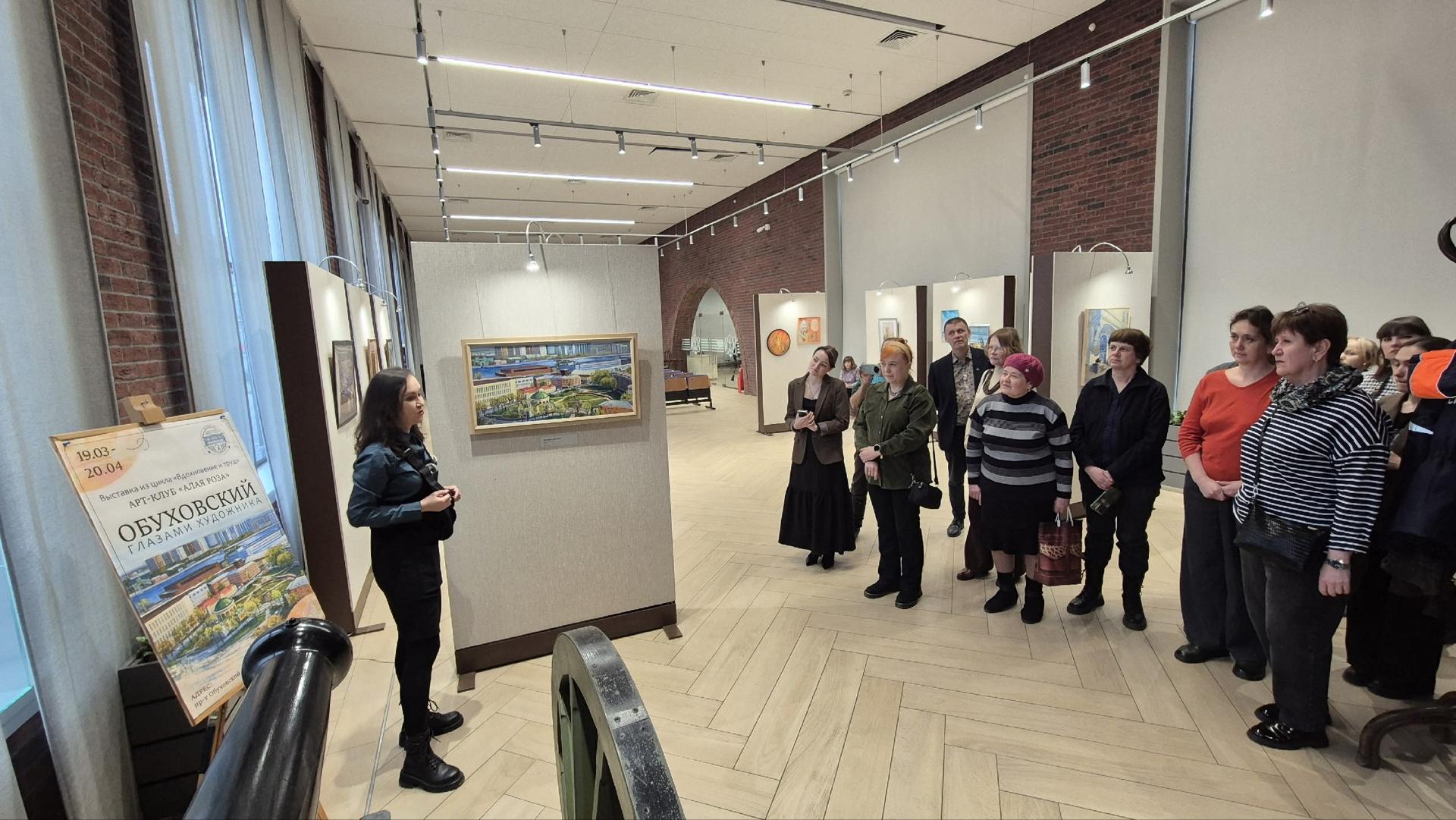 В Петербурге открылась выставка «Обуховский глазами художника»