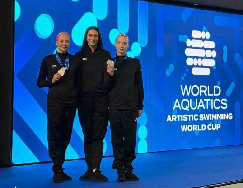 Петербургский спортсменки заняли призовые места на этапе Кубка мира по синхронному плаванию