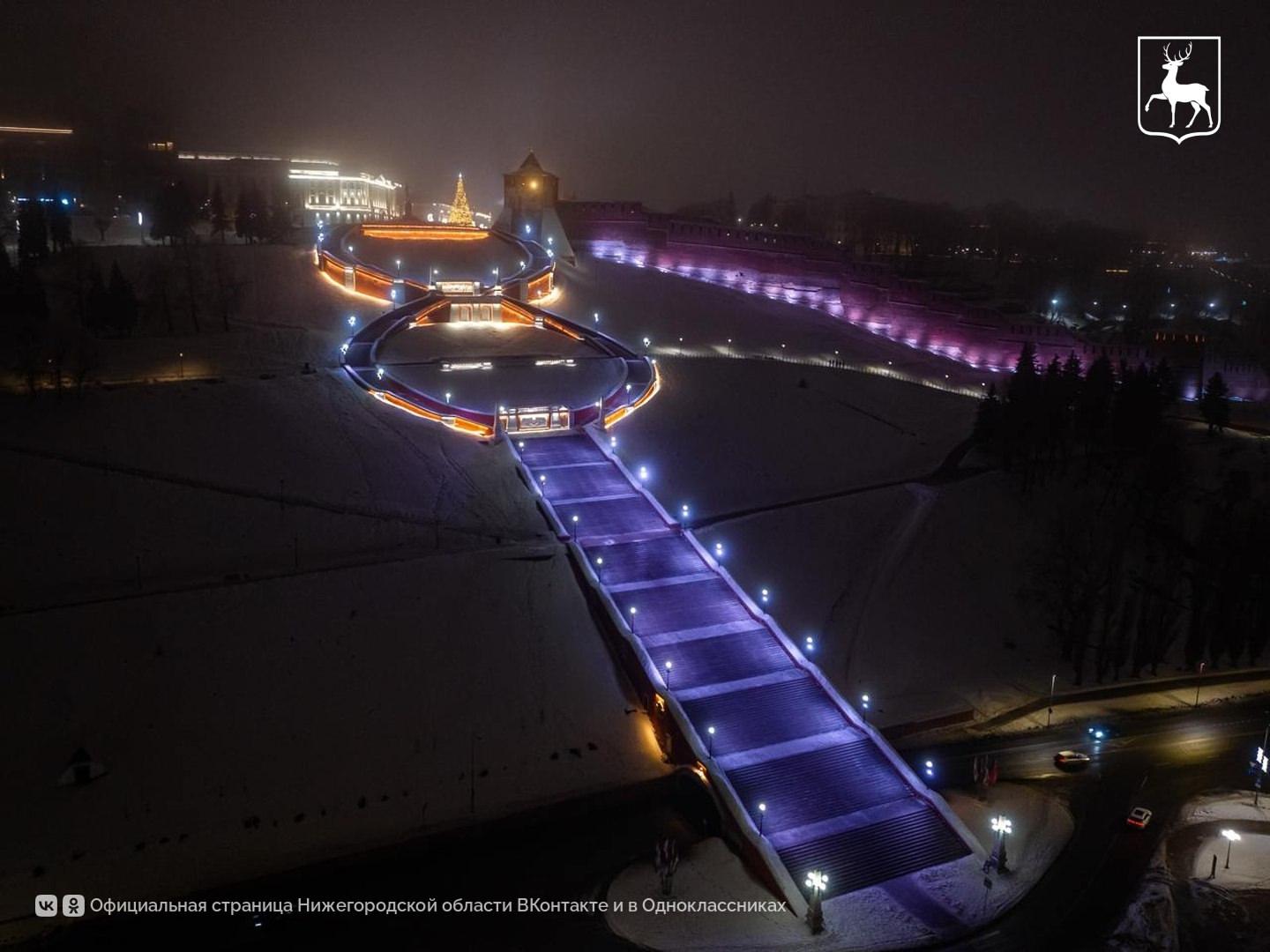 В Нижнем Новгороде начали ежедневно следить за состоянием Чкаловской лестницы