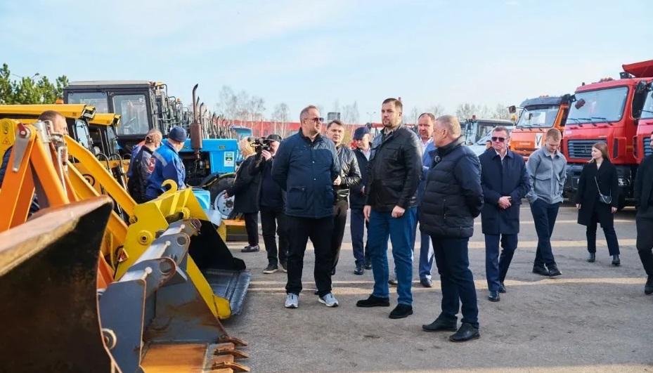 В Подмосковье прошел смотр коммунальной техники