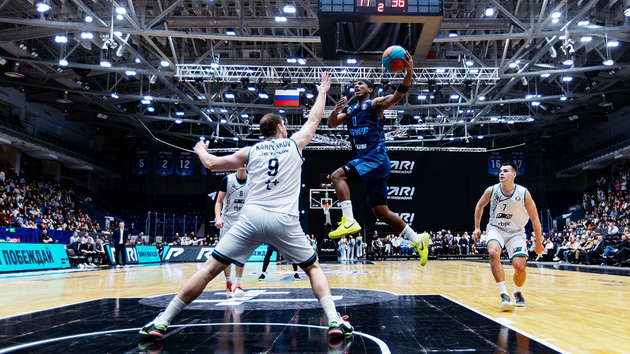 БК «Зенит» в матче Единой лиги ВТБ победил клуб «Пари НН»