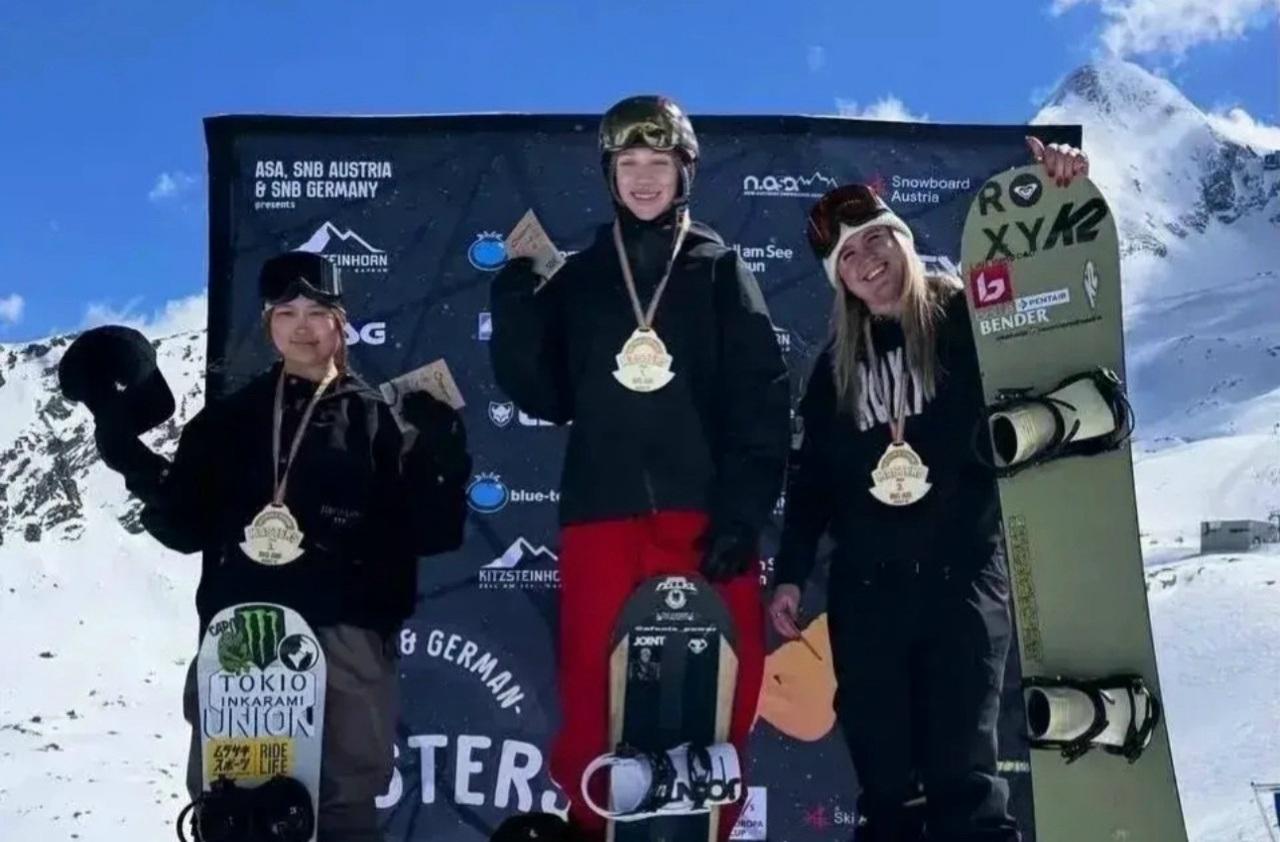 Петербурженка Софья Афанасьева завоевала золото этапа Кубка Европы по сноуборду