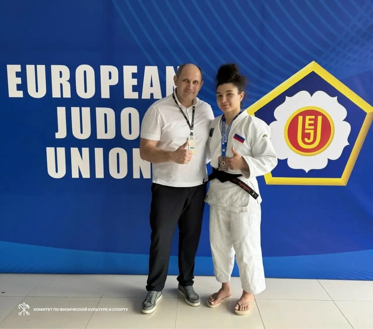 Петербурженка Мадина Таймазова выиграла бронзу на чемпионате Европы по дзюдо