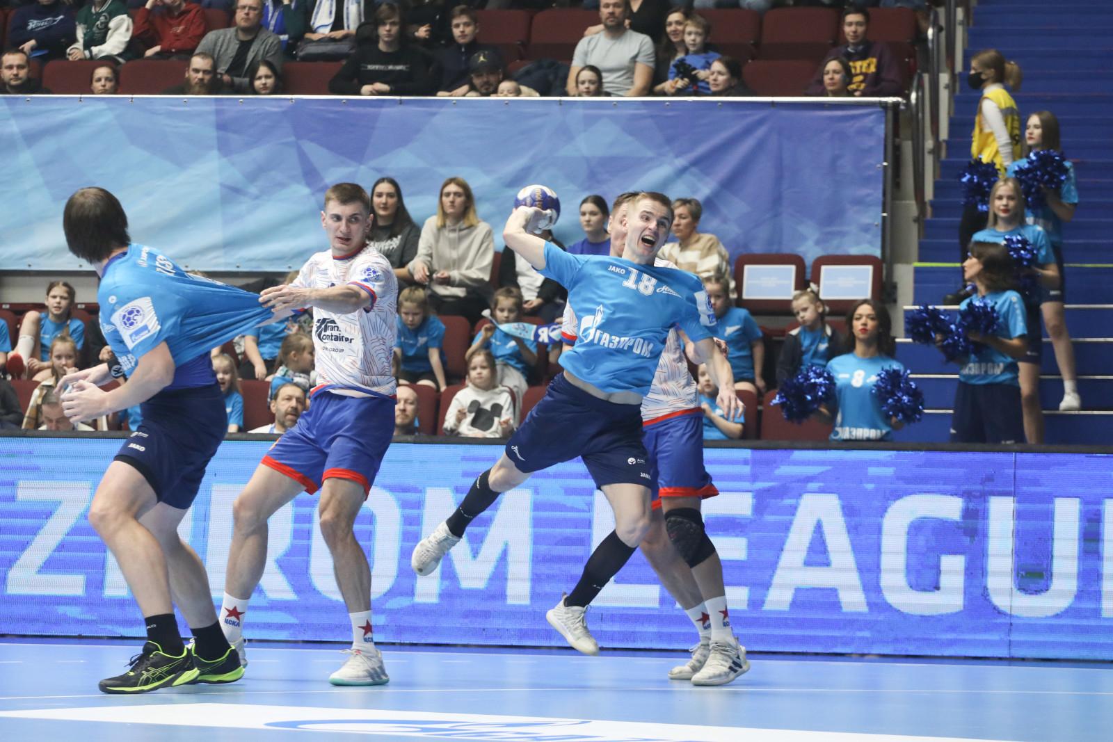 Петербургский «Зенит» пробился в полуфинал чемпионата России по гандболу