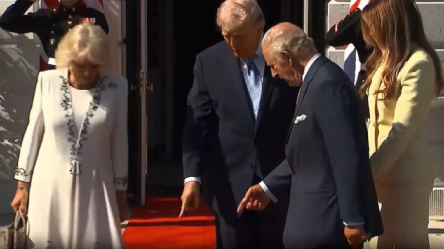 Карл III подарил Дональду Трампу дешевый подарок