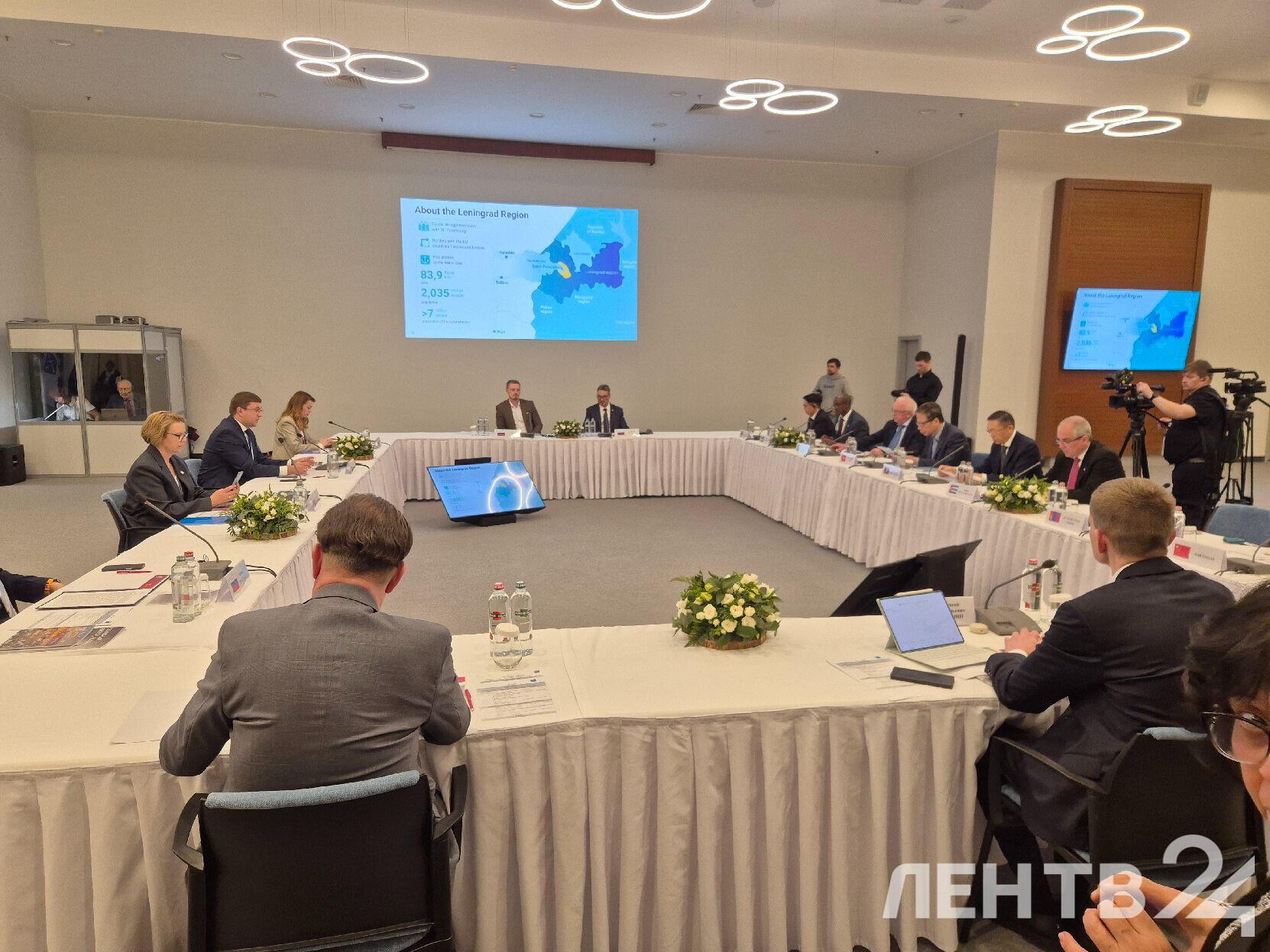 Представители восьми стран обсудили варианты сотрудничества с Ленобластью