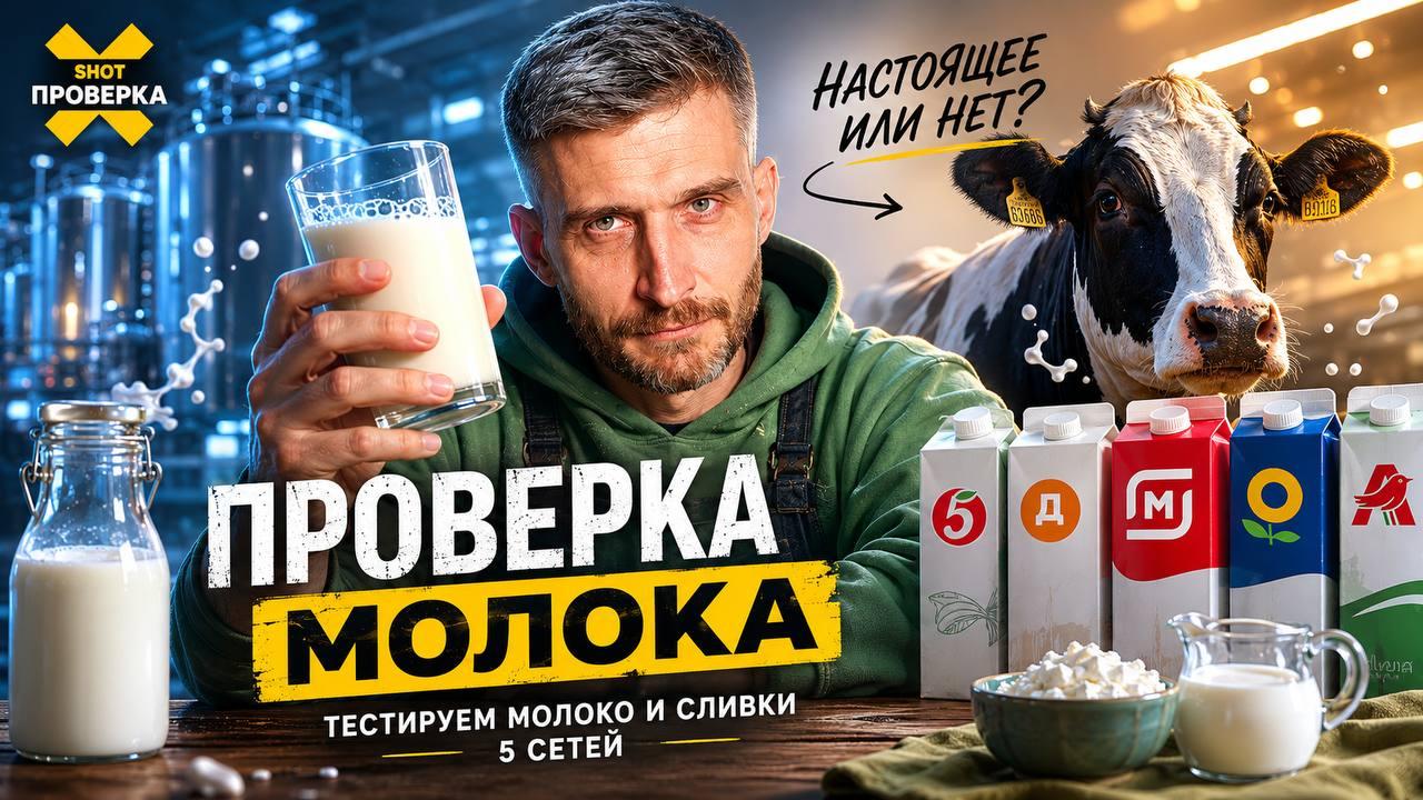 Молоко и сливки собственных марок «Пятерочки», «Магнита», «Ленты», «Ашана» и «Дикси» отправили в лабораторию