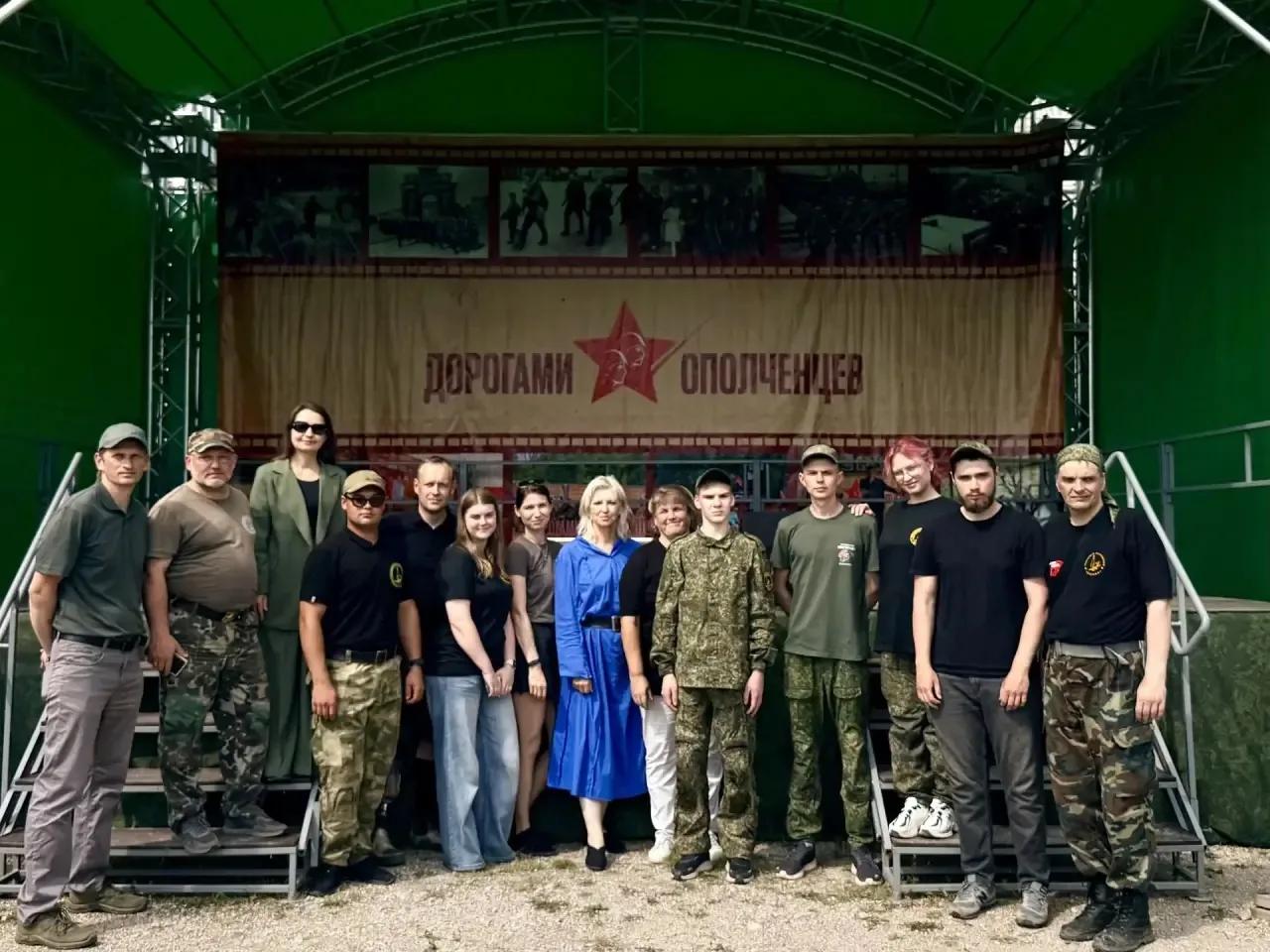 Делегация из Петербурга приняла участие в фестивале «Дорогами ополченцев» в Новгородской области