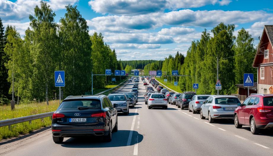 ФТС России: на границе с Эстонией сохраняются очереди, а грузопоток упал на 21%