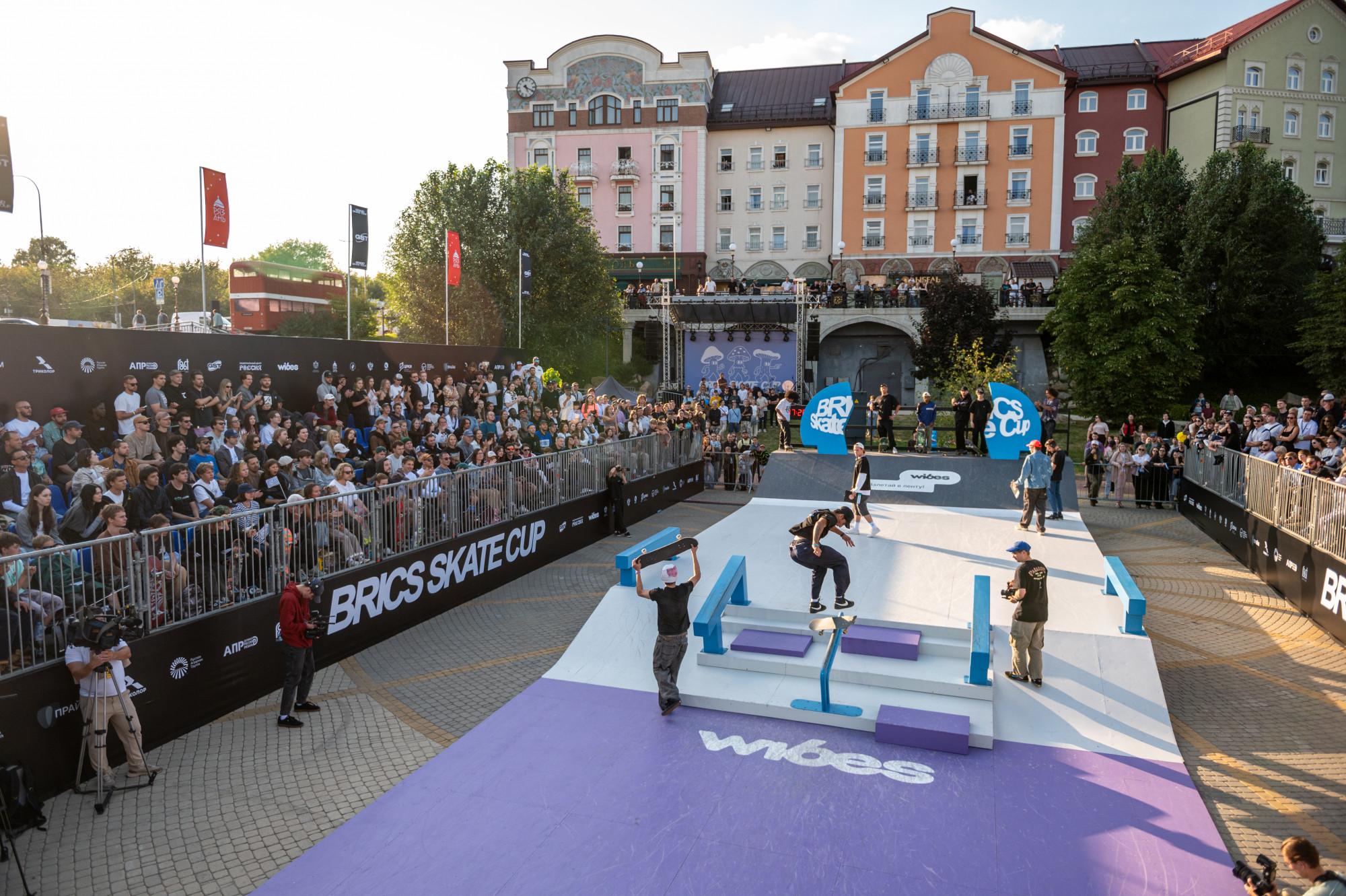 В Рязани прошел фестиваль уличной культуры и спорта BRICS Skate Cup 2026