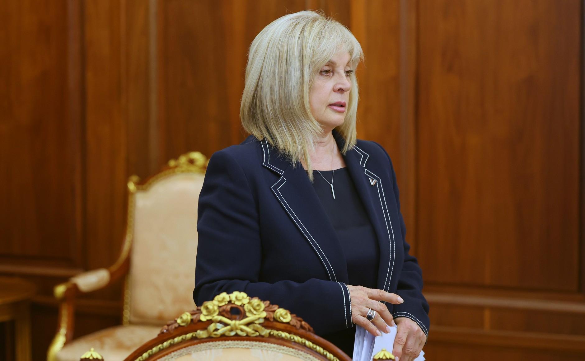 Памфилова поддержала идею увековечить память погибшей главы УИК в Запорожской области