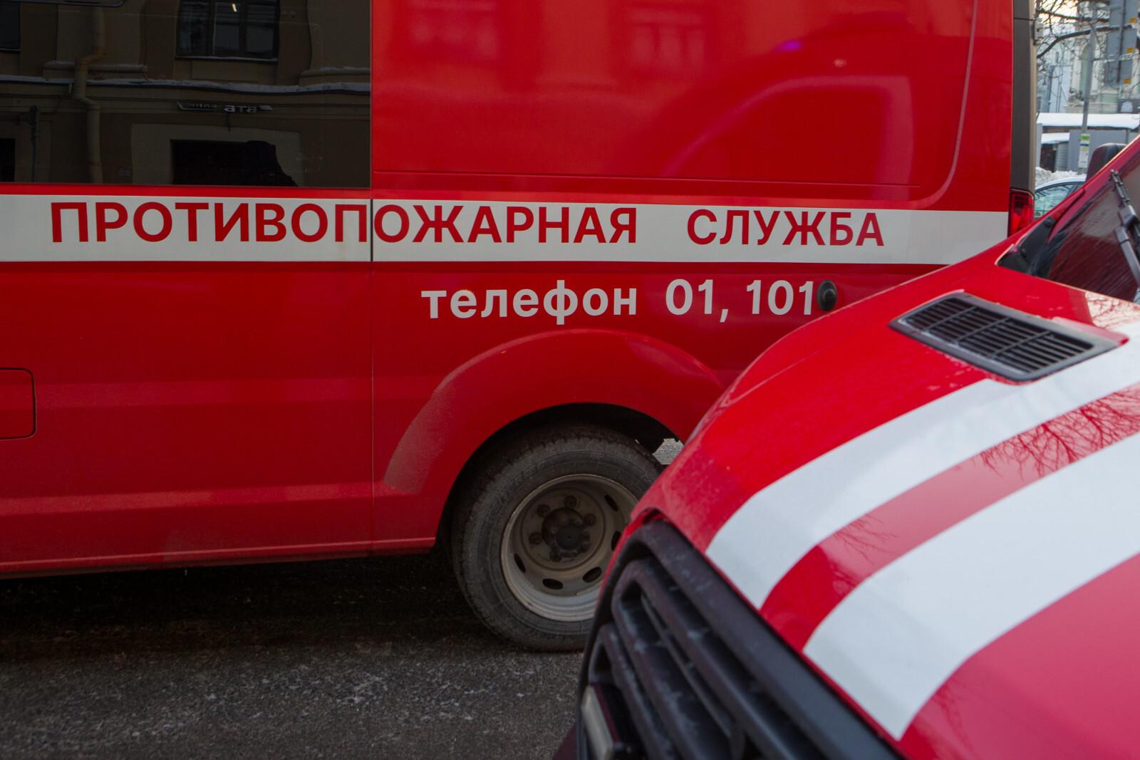 В Невском районе Петербурга при пожаре в квартире пострадала женщина