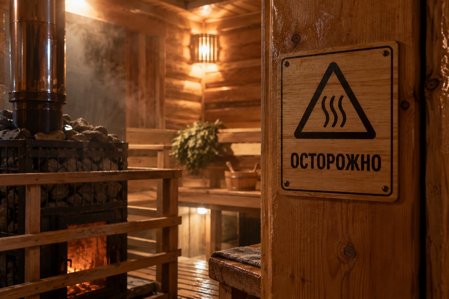 МЧС Петербурга напомнило правила безопасного использования печей в бане